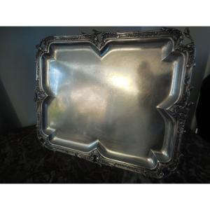 Plateau De Service Argent Minerve Louis XV  Ep. XIXe  1020g