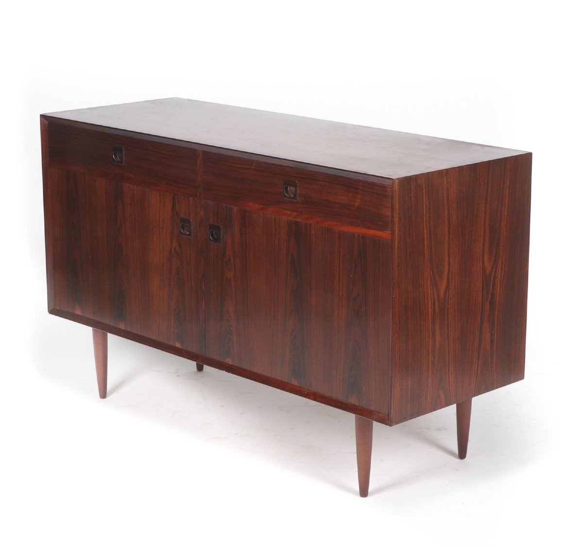 Buffet Bas Scandinave En Palissandre, Brouer Vers 1960-photo-2