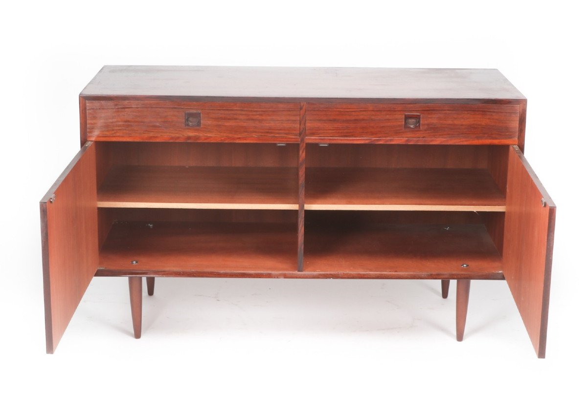 Buffet Bas Scandinave En Palissandre, Brouer Vers 1960-photo-1