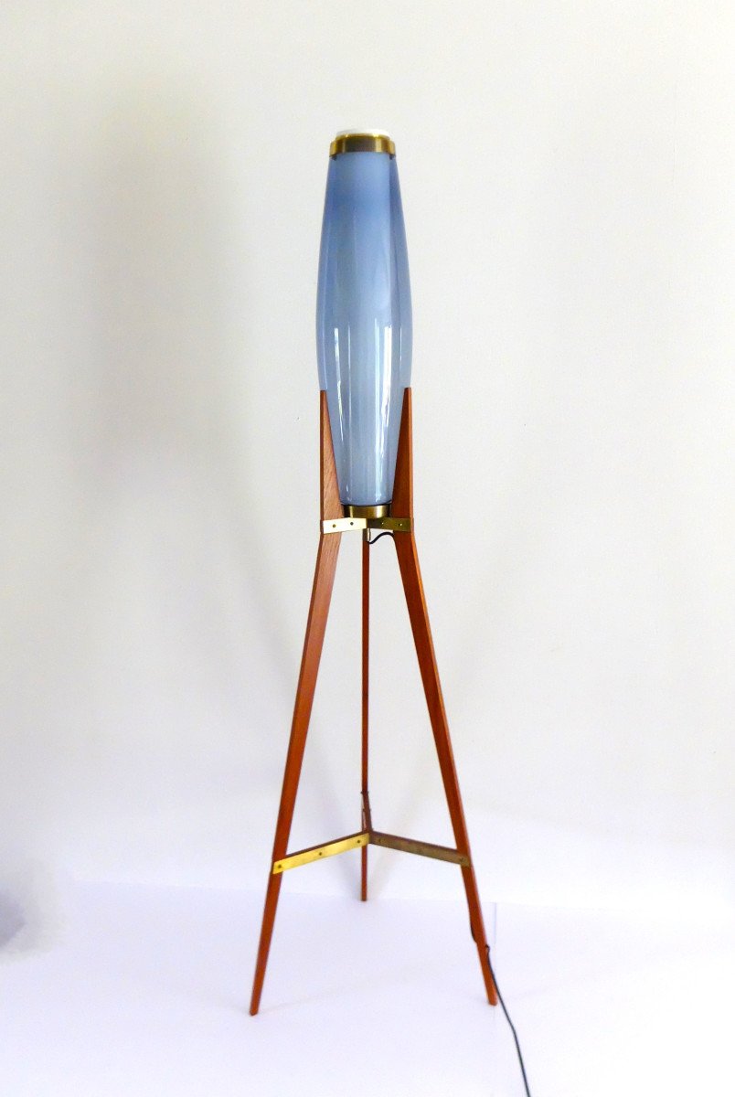Svend Aage Holm Sorensen, Rare Lampadaire "rocket" De 1959