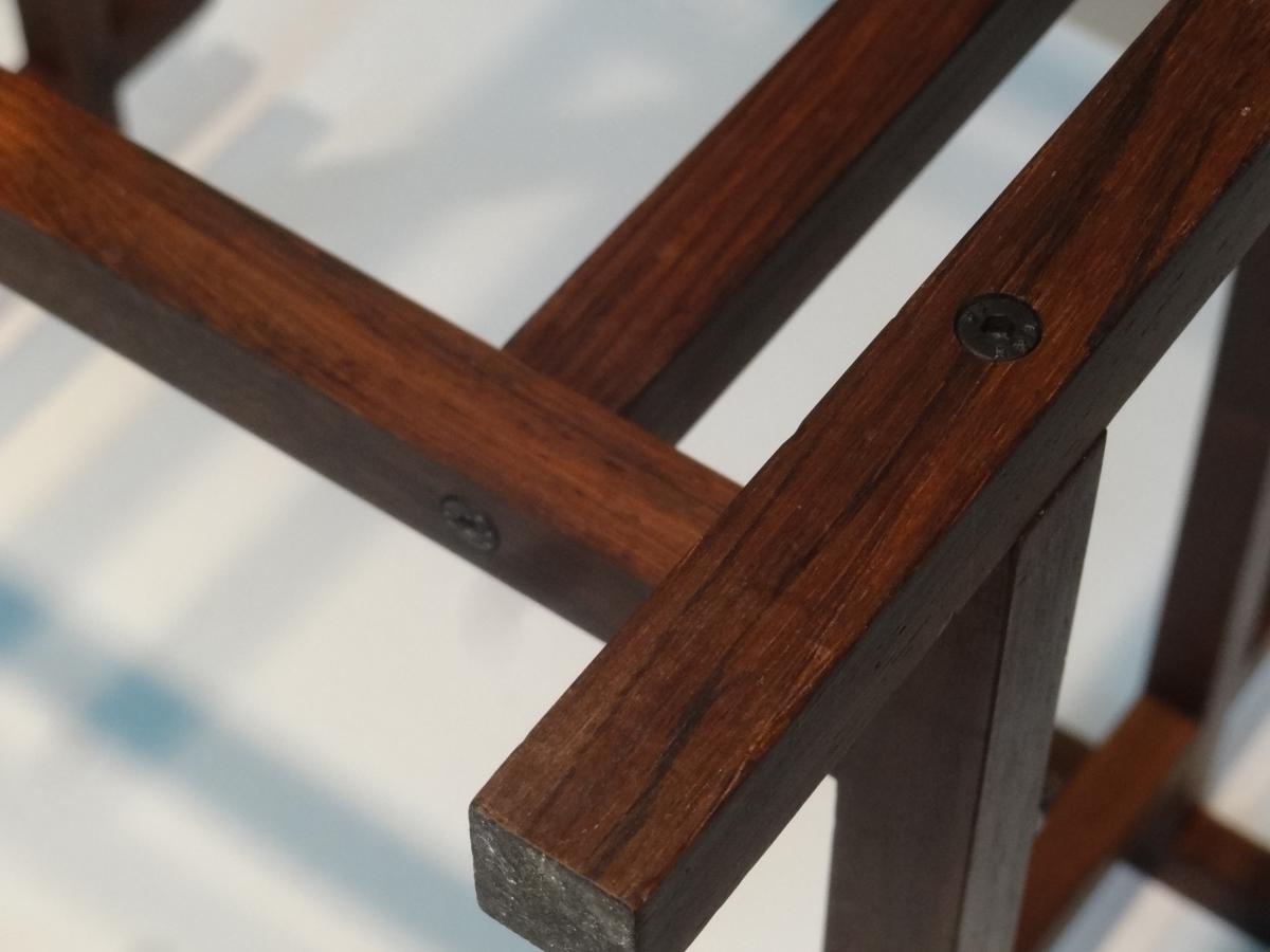 Paire De Tables En Palissandre 1960 Danemark , Signées-photo-6