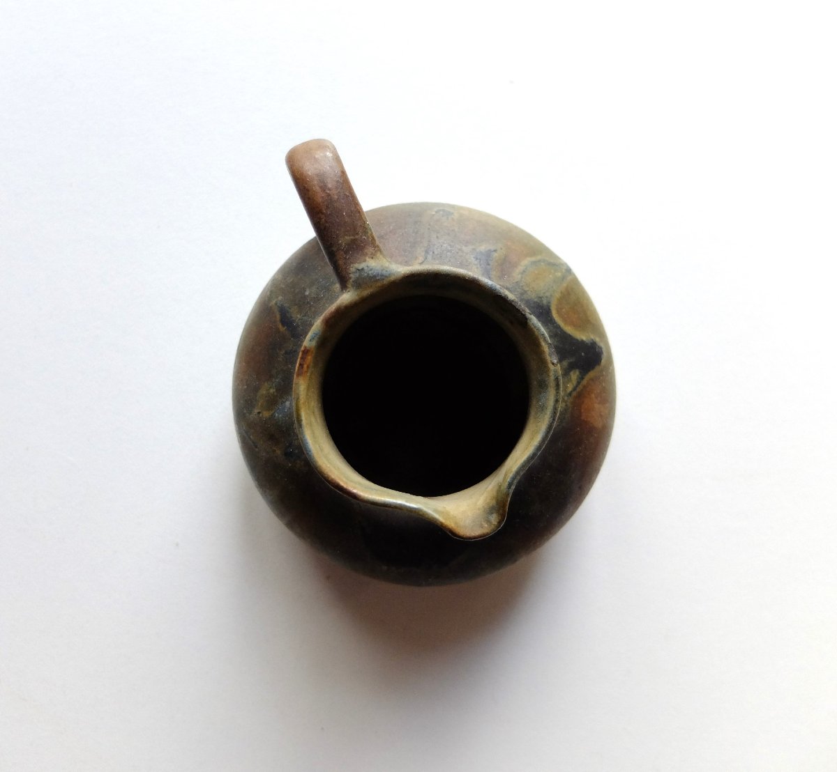 Charles Greber (1853-1935) Small Ceramic Pitcher-photo-3