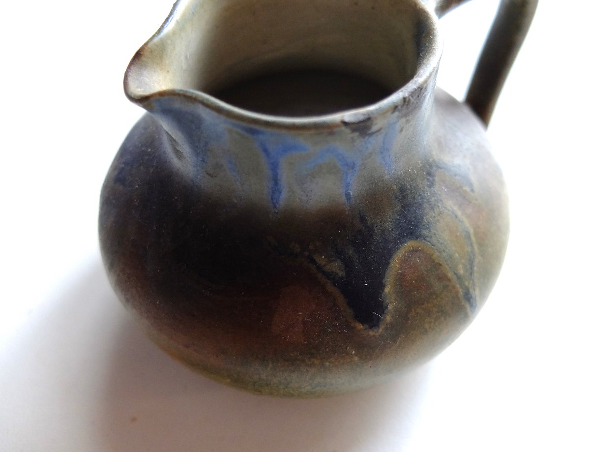 Charles Greber (1853-1935) Small Ceramic Pitcher-photo-1