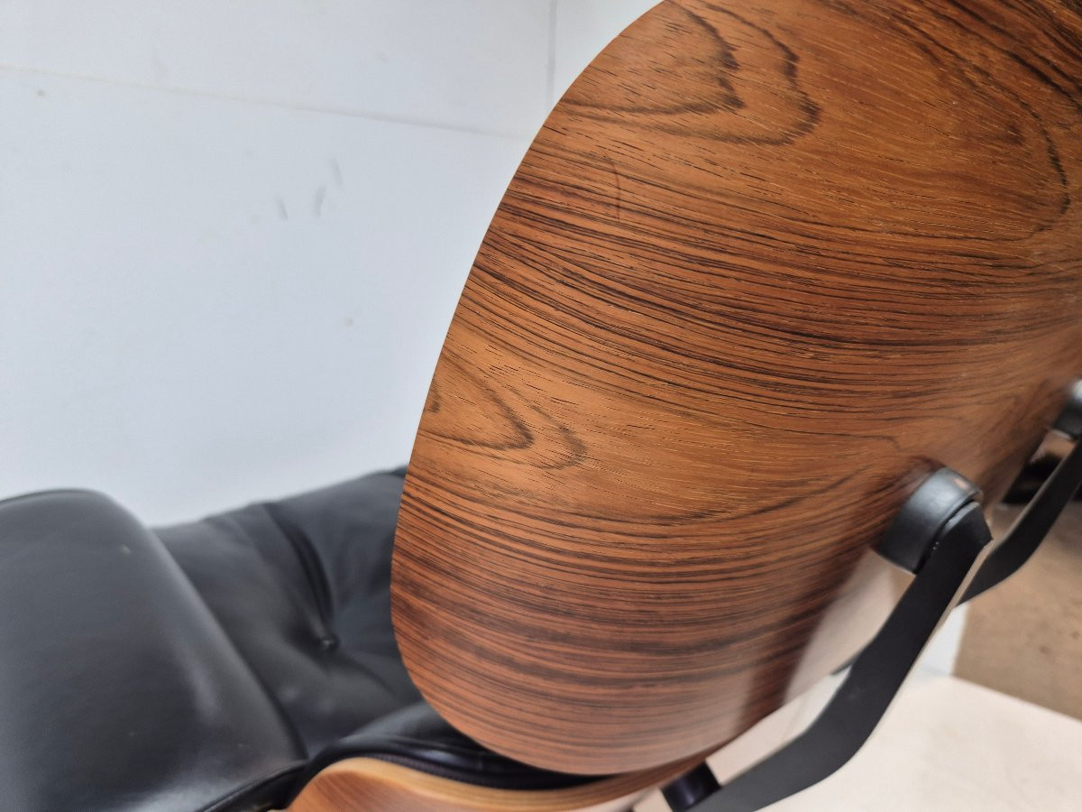 Eames Lounge Chair In Rosewood, In Perfect Condition! International Furniture-photo-6