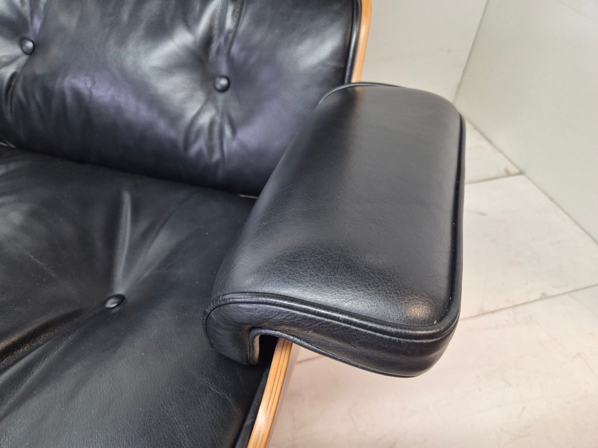 Eames Lounge Chair In Rosewood, In Perfect Condition! International Furniture-photo-7