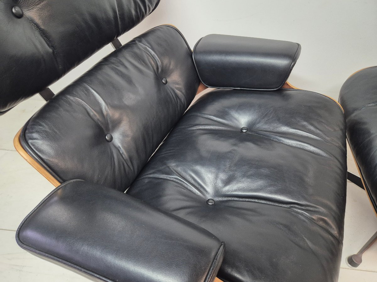 Eames Lounge Chair In Rosewood, In Perfect Condition! International Furniture-photo-8