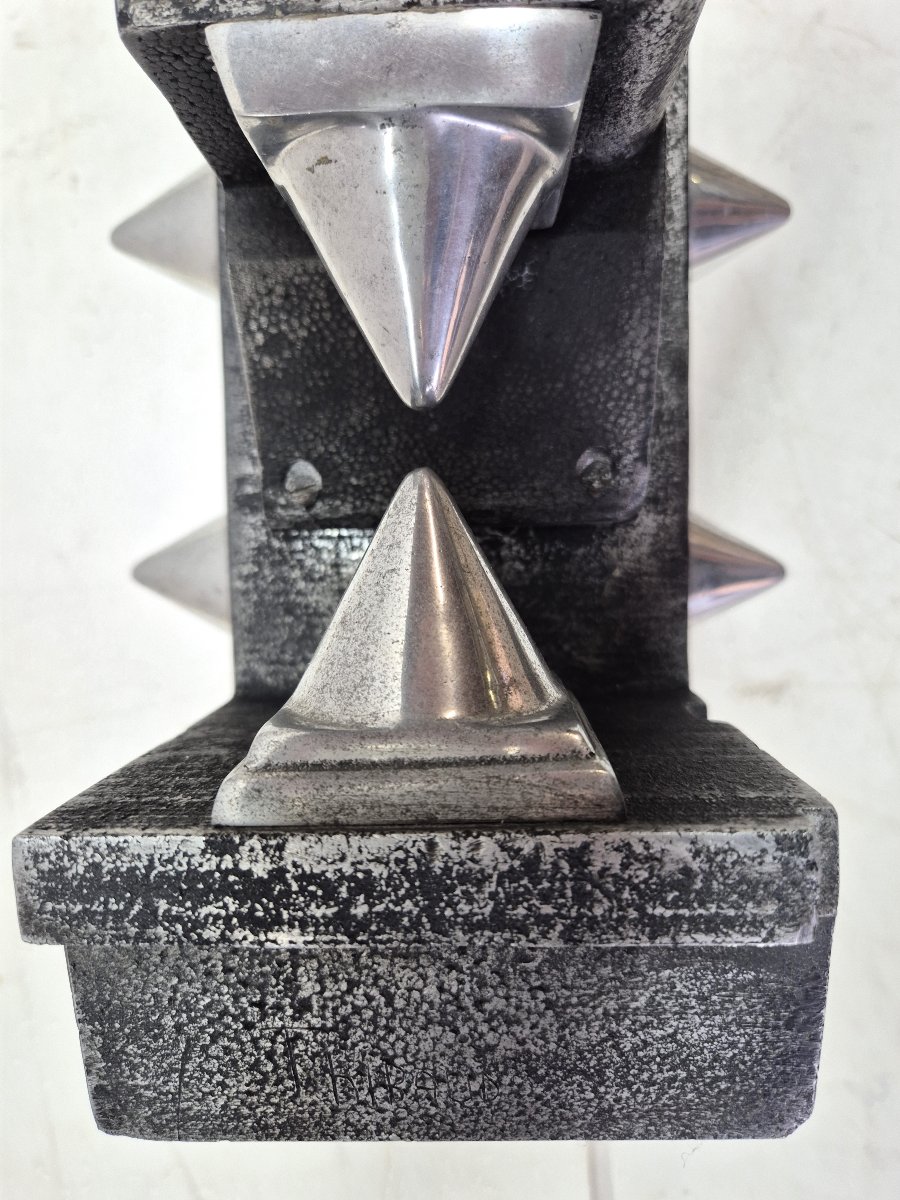 Thibaud WEISZ dit Thibaud (1910-2005), importante sculpture en fonte d'aluminium, pièce unique -photo-5