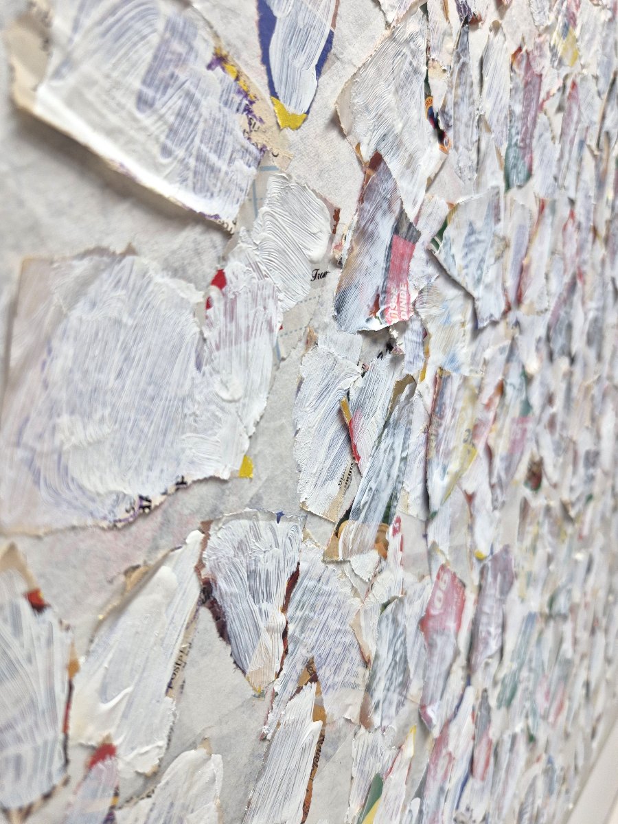 Shinjo Shigéo (1945-2014), Technique Mixte Sur Toile, Travail Japonais. -photo-3