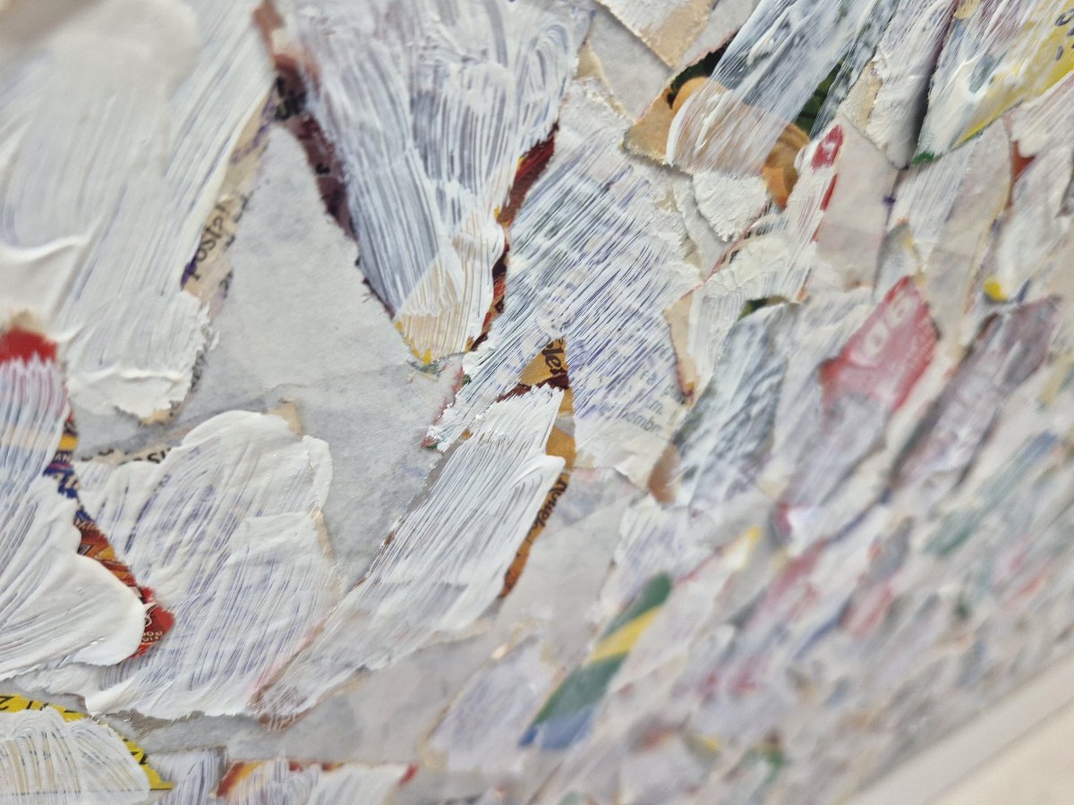 Shinjo Shigéo (1945-2014), Technique Mixte Sur Toile, Travail Japonais. -photo-6