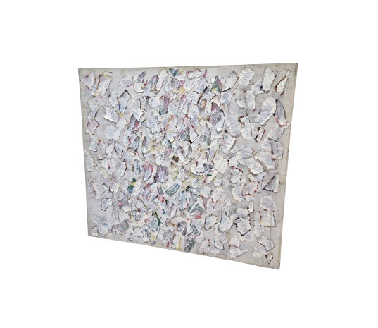 Shinjo Shigéo (1945-2014), Technique Mixte Sur Toile, Travail Japonais. 