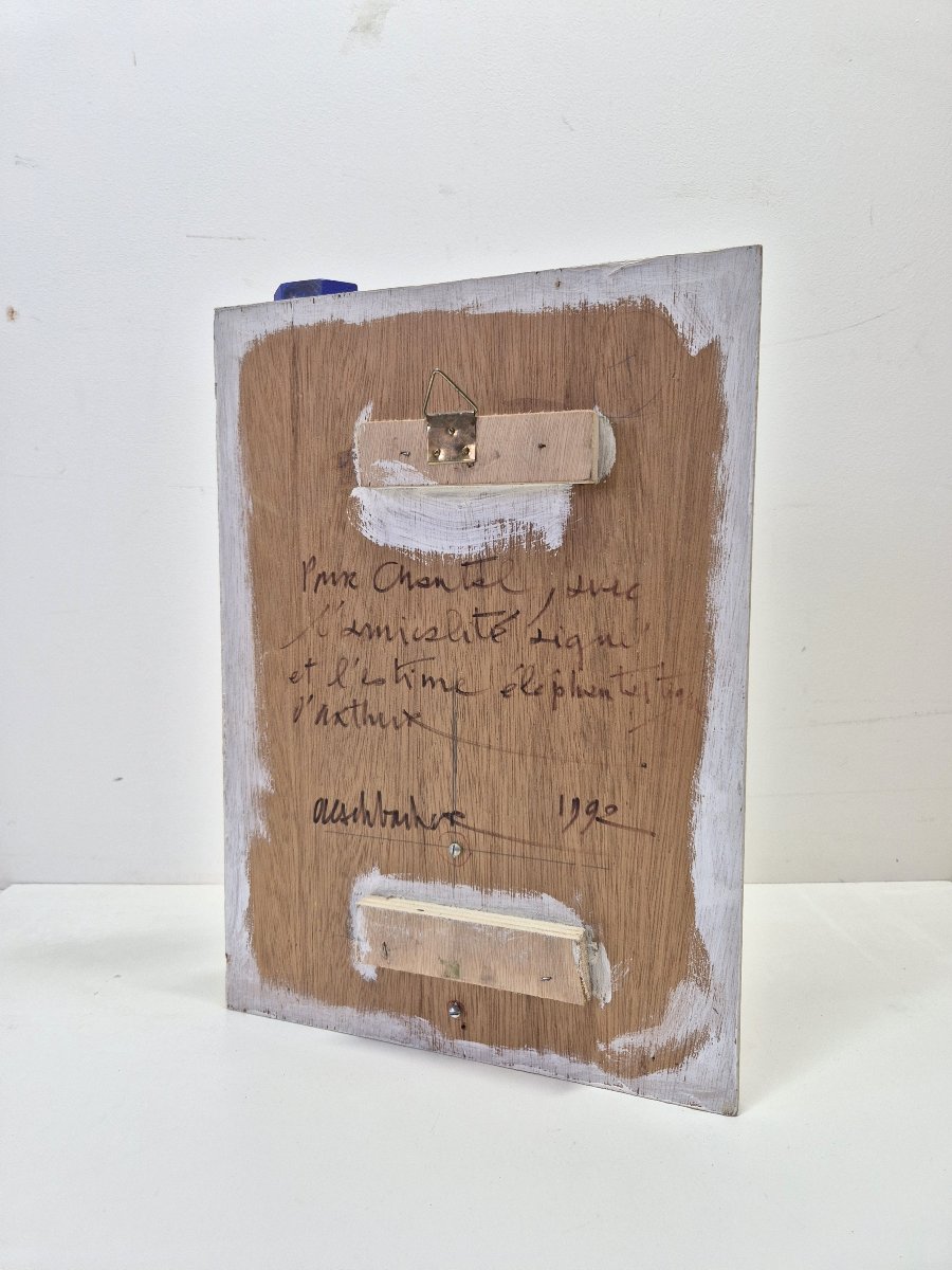 Arthur Aeschbacher, French-swiss Painter (1923-2020), Mixed Media-photo-2