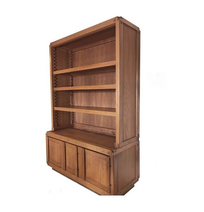 Pierre Chapo (1927- 1987), buffet B10 en orme français de 1976-photo-4