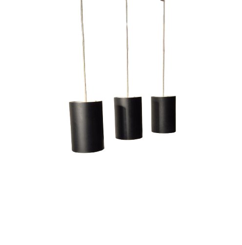 6 Louis Poulsen "pipe" Pendant Lights, 1960s, Lacquered Steel-photo-2