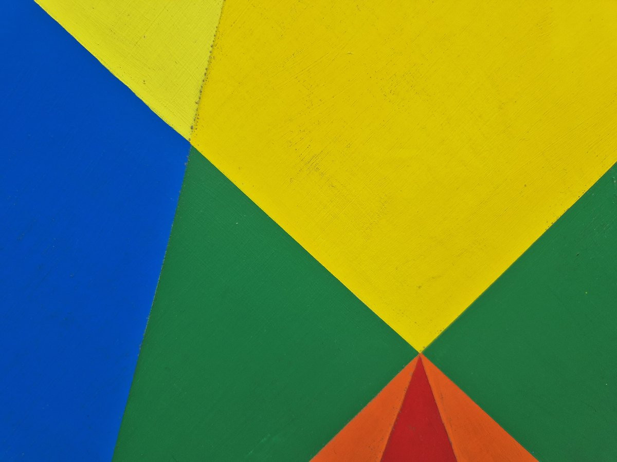 Frédéric Belser, Swiss, Born In Geneva In 1929, Hsp Geometric Abstraction 50 X 50cm-photo-3