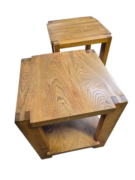 3 Benches S09 By Pierre Chapo From 1976, Elm-photo-1