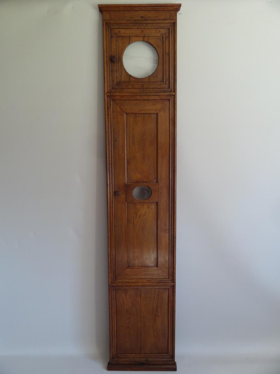 In Panel Woodwork To Wall Clock, 18th Century