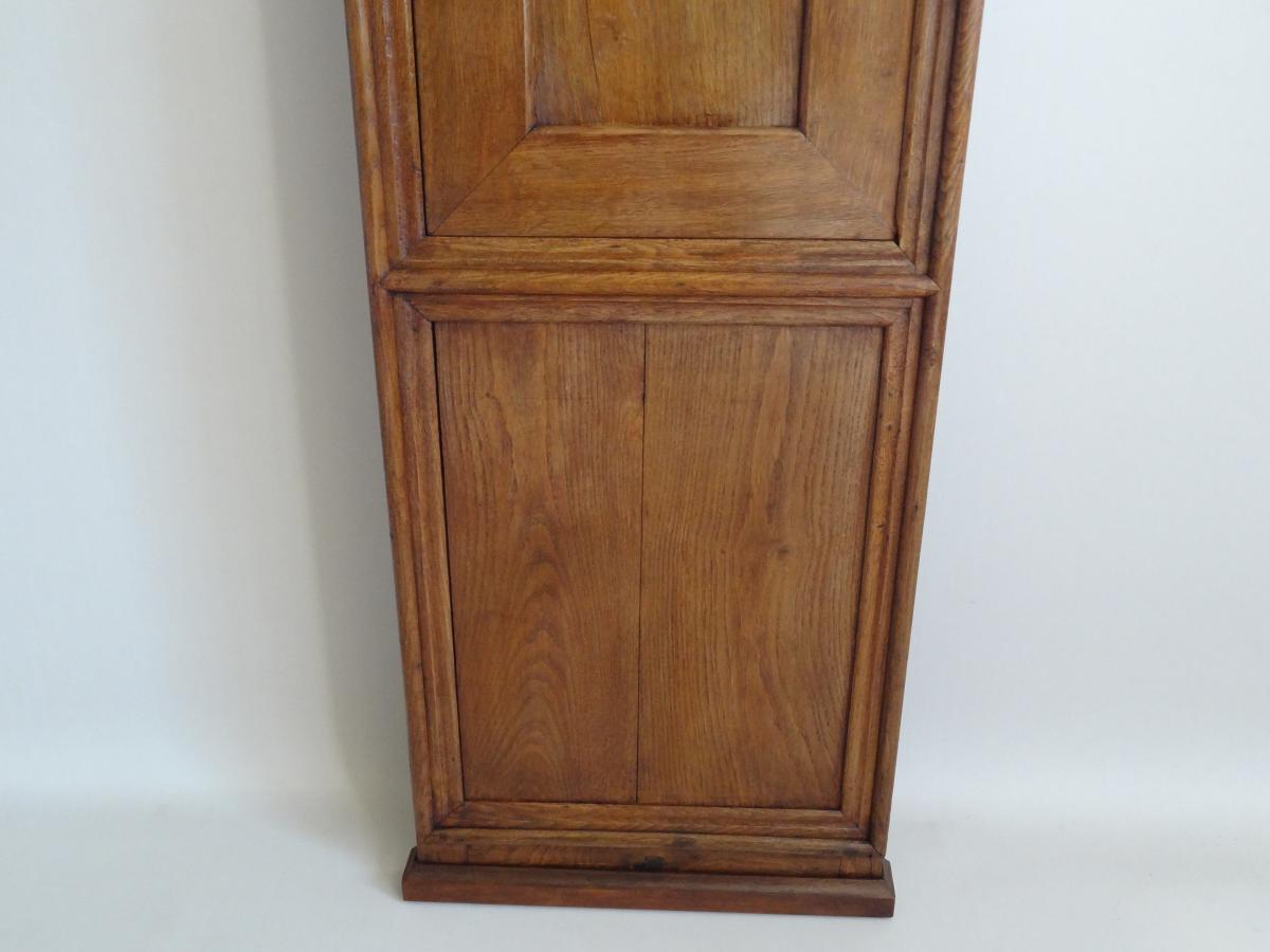 In Panel Woodwork To Wall Clock, 18th Century-photo-4