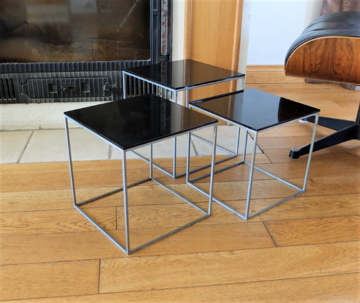 Poul Kjaerholm Nesting Tables Pk71, Kold Christensen, Circa 1965-photo-4