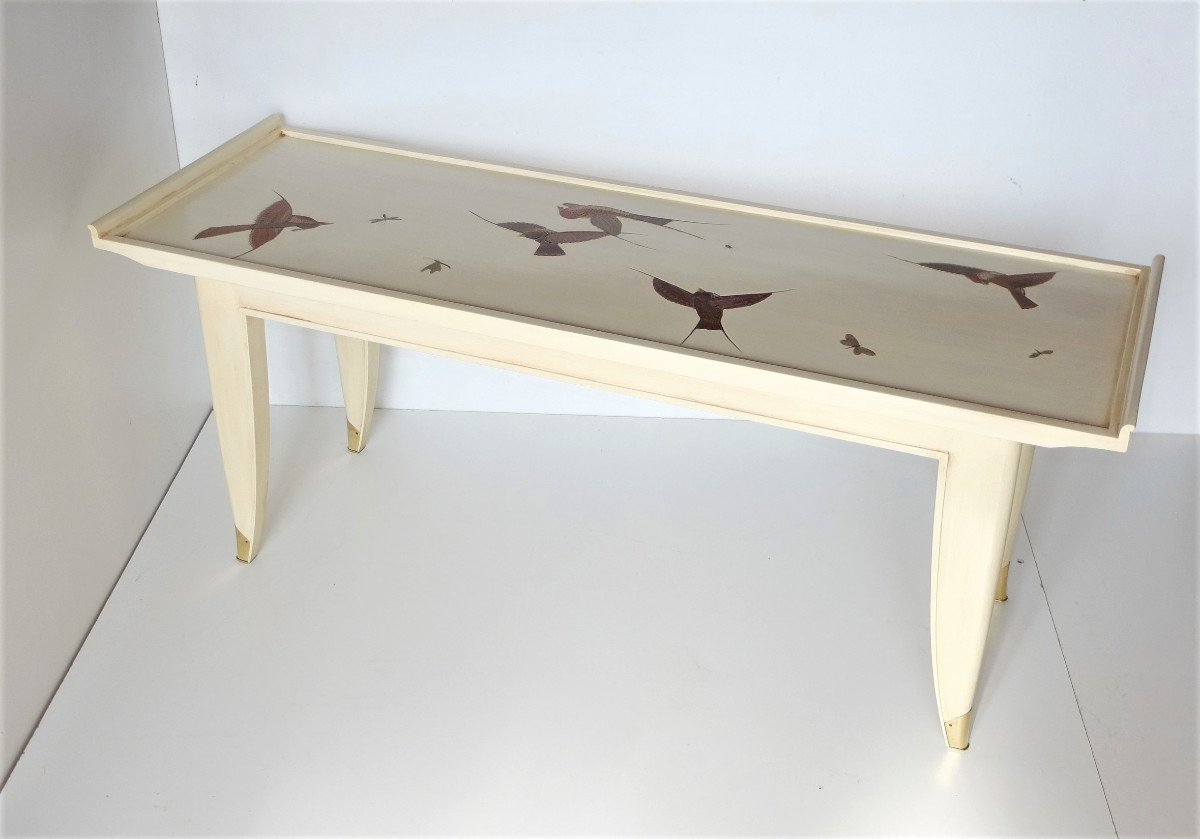 Maurice Jallot Coffee Table, Circa 1940, French Art Déco.-photo-7