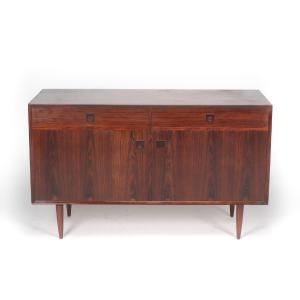 Scandinavian Low Buffet In Rosewood, Brouer Circa 1960