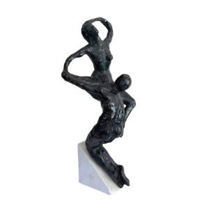 Important bronze de Charles Le Bris, "la passion"