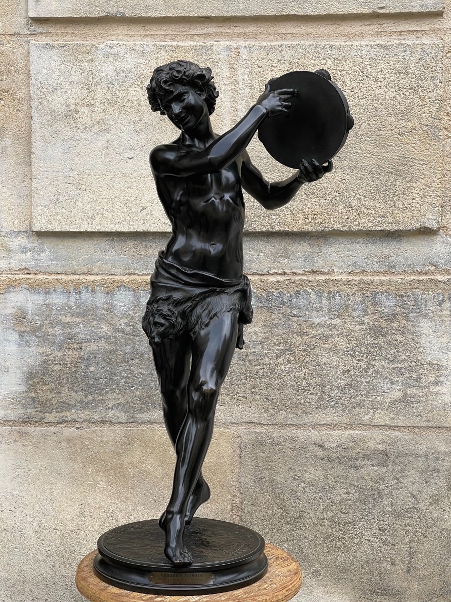 Sculpture En Bronze  " Le danseur de Saltarelle " de Sanson