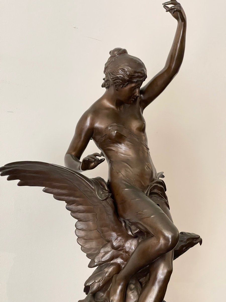 Large Sculpture "hébé" By Picault-photo-1