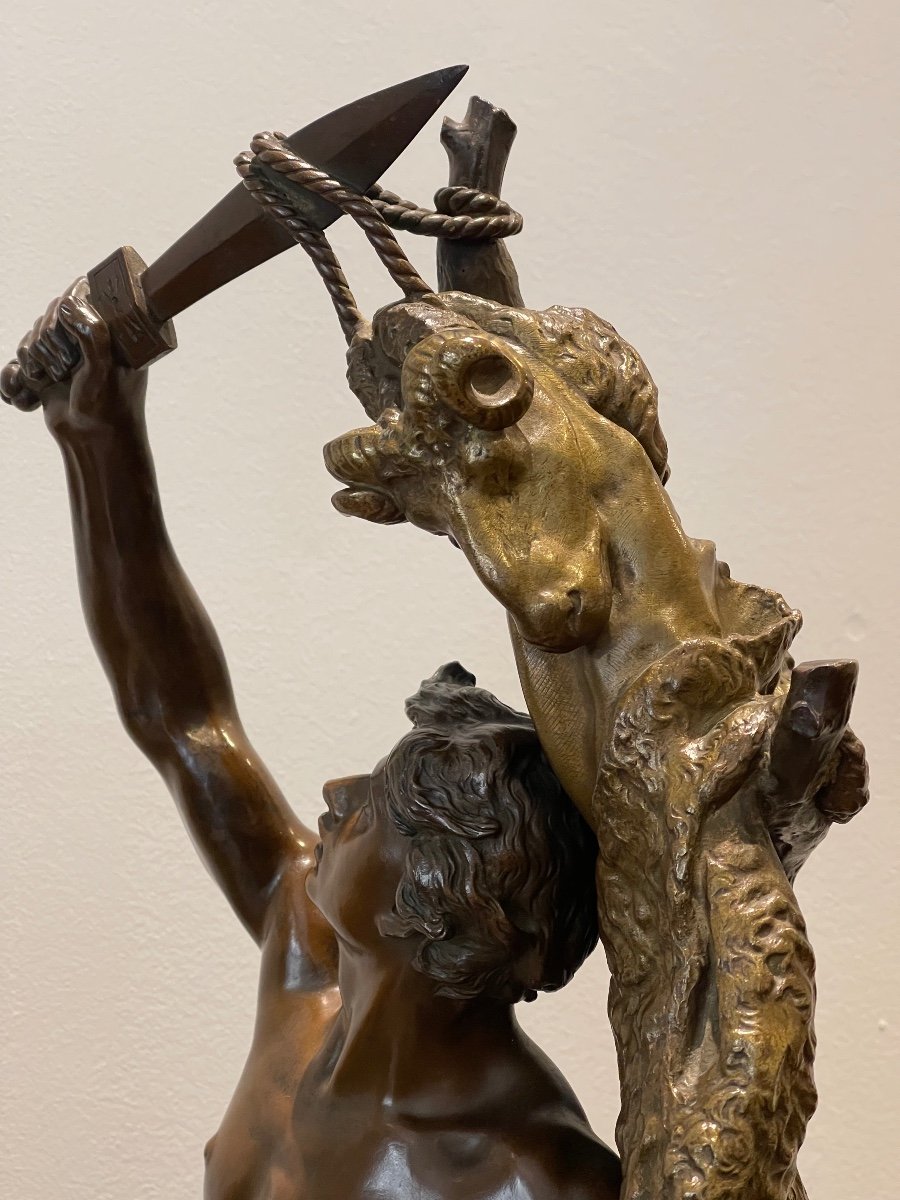 Bronze Sculpture "jason" By Boucher-photo-5