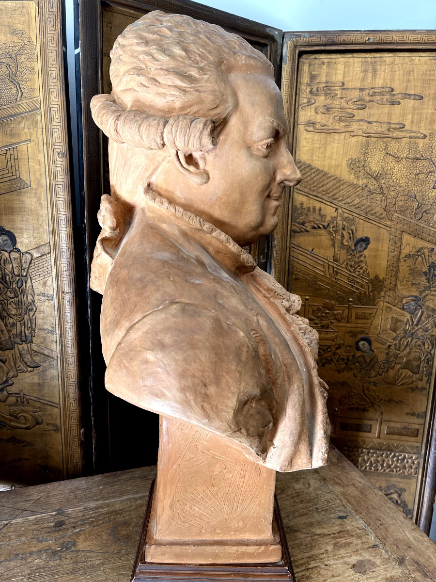 Large Sculpture "joseph Saige " By Emile Louis Truffot-photo-3