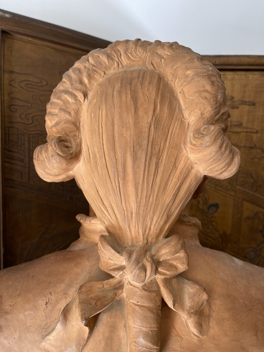 Large Sculpture "joseph Saige " By Emile Louis Truffot-photo-5