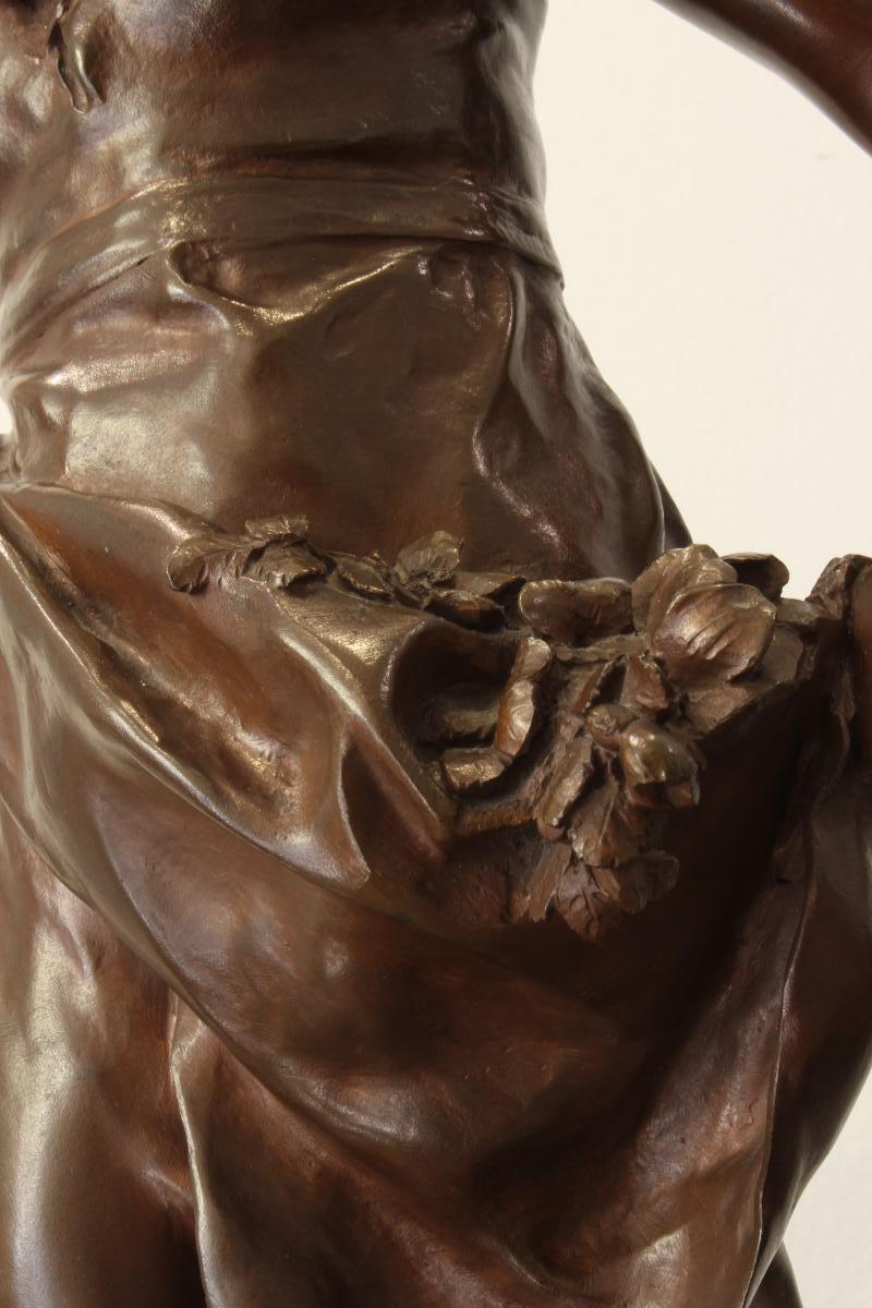 Bronze Sculpture "eglantine" By Steiner-photo-2