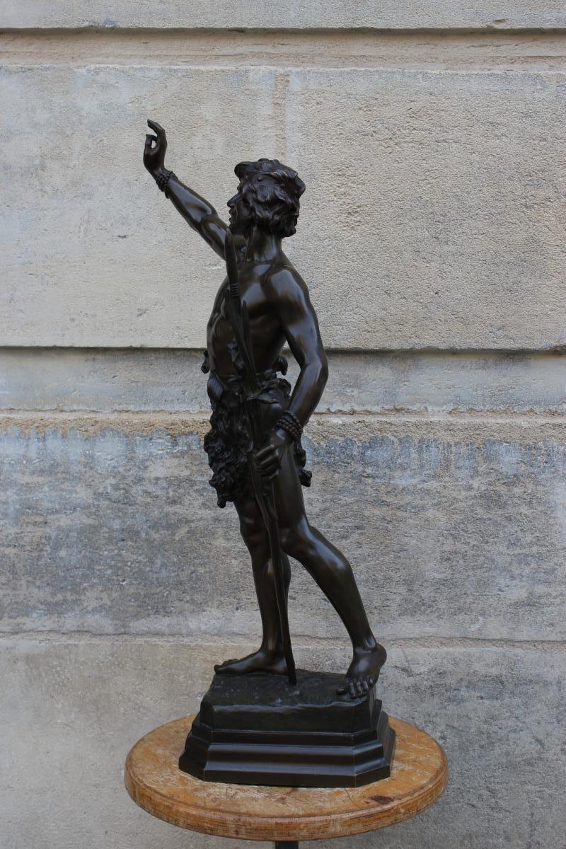 Bronze Sculpture "messenger Of Peace"-photo-2