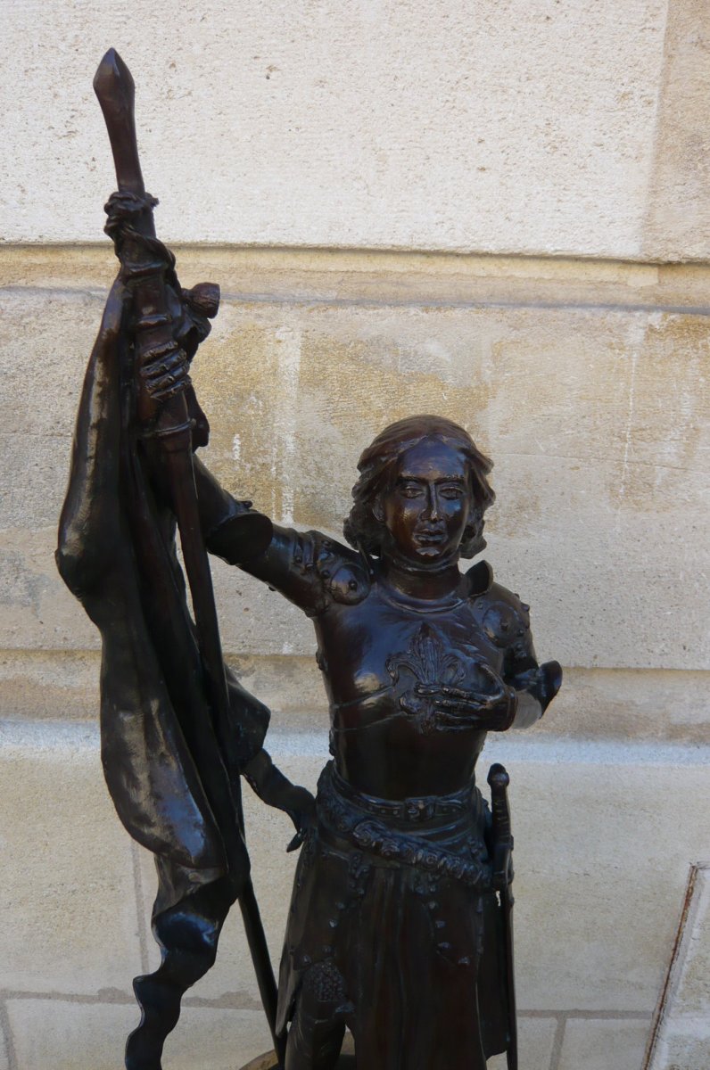 Bronze Sculpture Joan Of Arc-photo-3