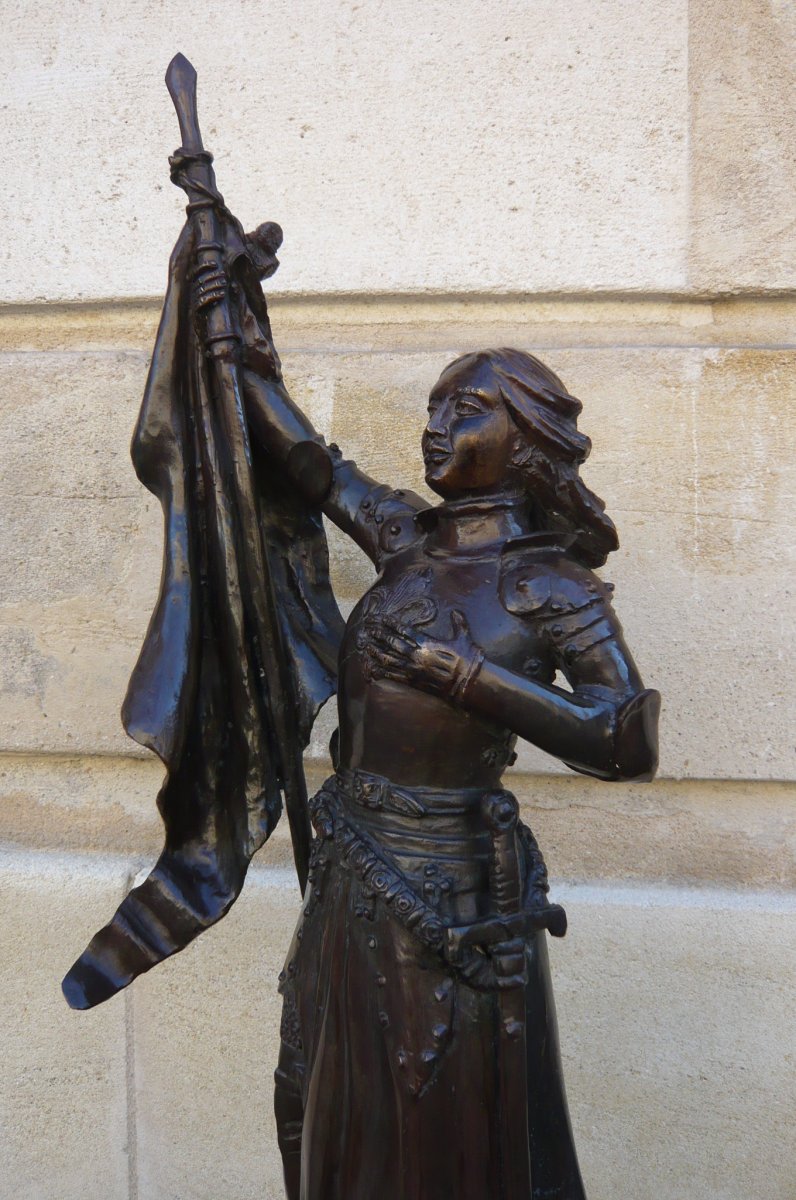 Bronze Sculpture Joan Of Arc-photo-2