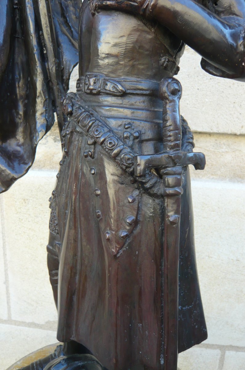 Bronze Sculpture Joan Of Arc-photo-3