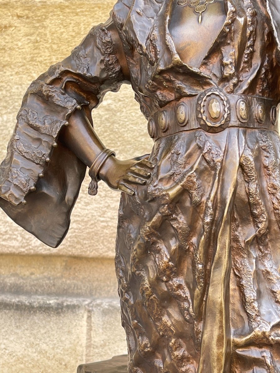 sculpture en bronze "Rebecca" de Leroux-photo-4