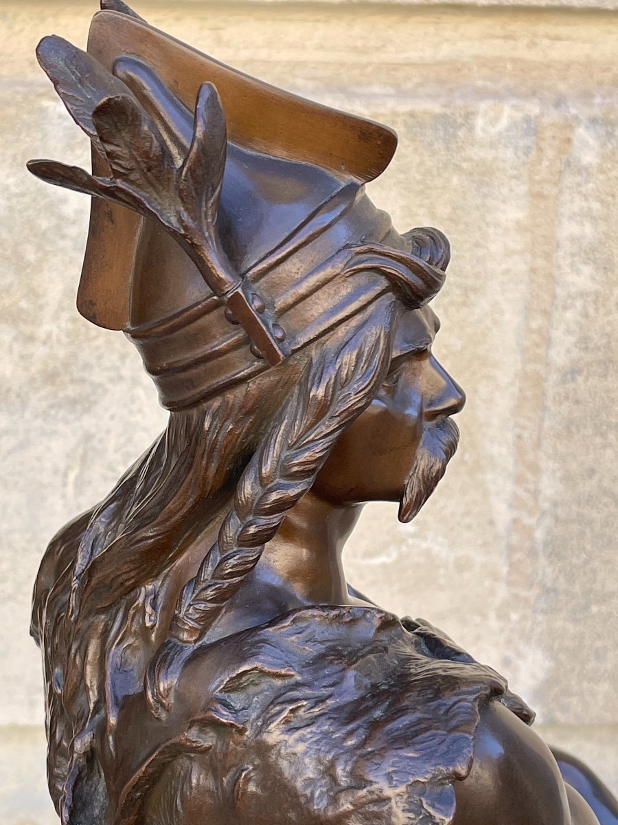 Bronze Sculpture " Vercingetorix "-photo-3