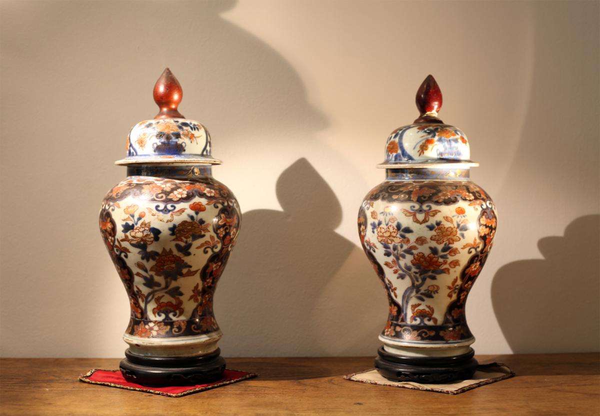 Pair Of Vases Far East-photo-2