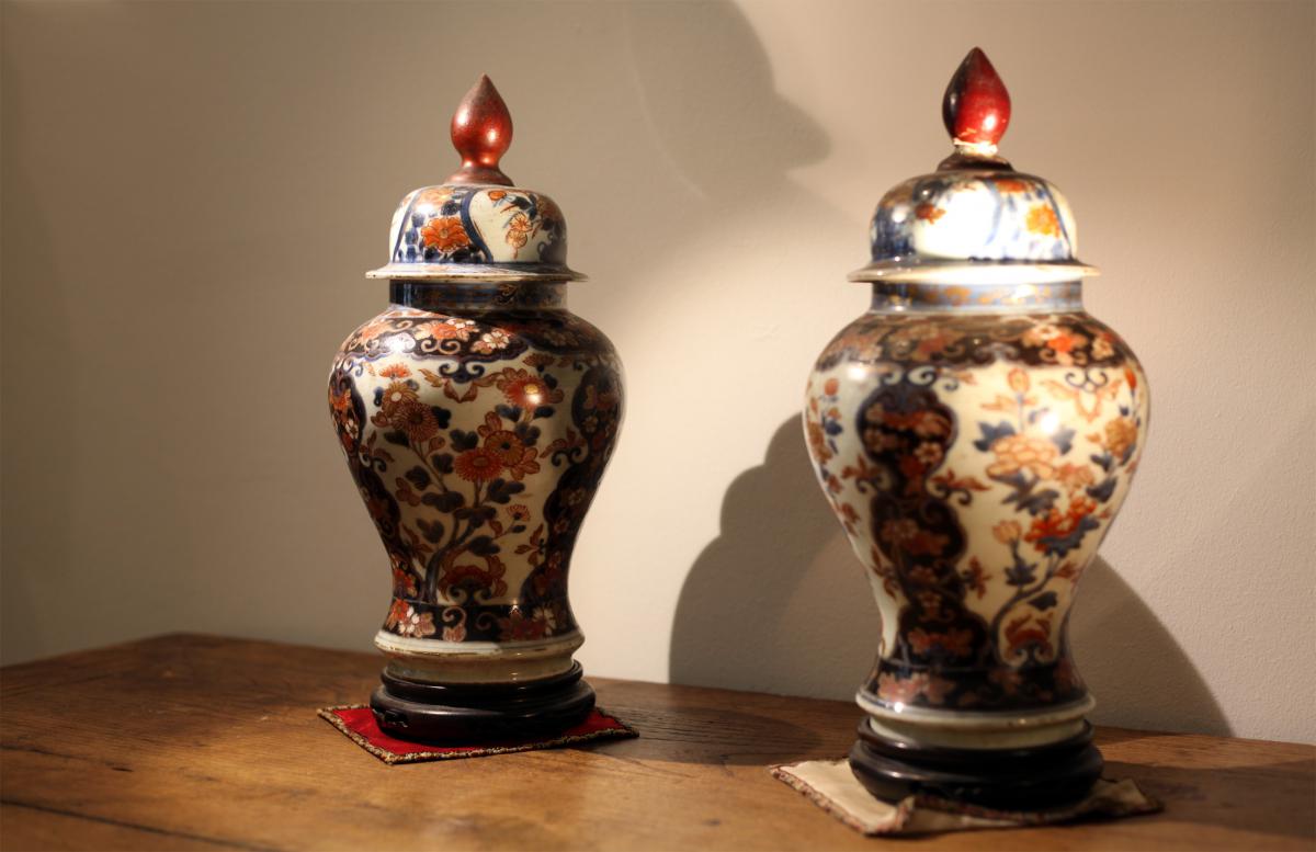 Pair Of Vases Far East-photo-3