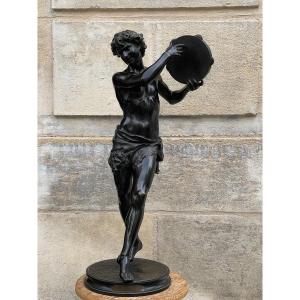 Sculpture En Bronze  " Le danseur de Saltarelle " de Sanson