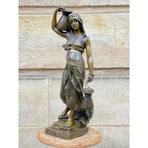 Sculpture en Bronze "Fille d'Assouan"de Coudray