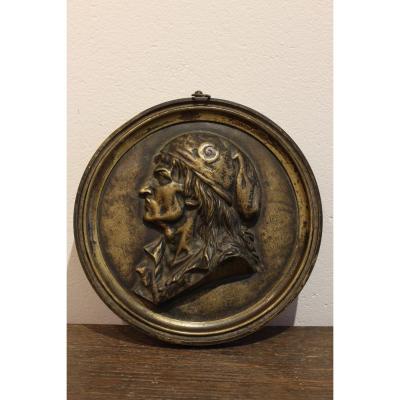 Medallion In Bronze Marat