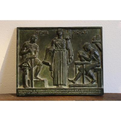 Plaque Bronze de Paul Silvestre