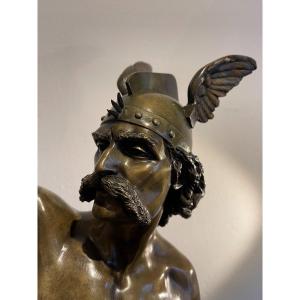 Sculpture en bronze  "Gaulois" de Emile Laporte