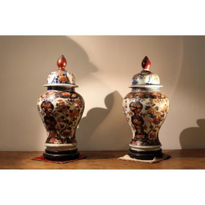 Pair Of Vases Far East