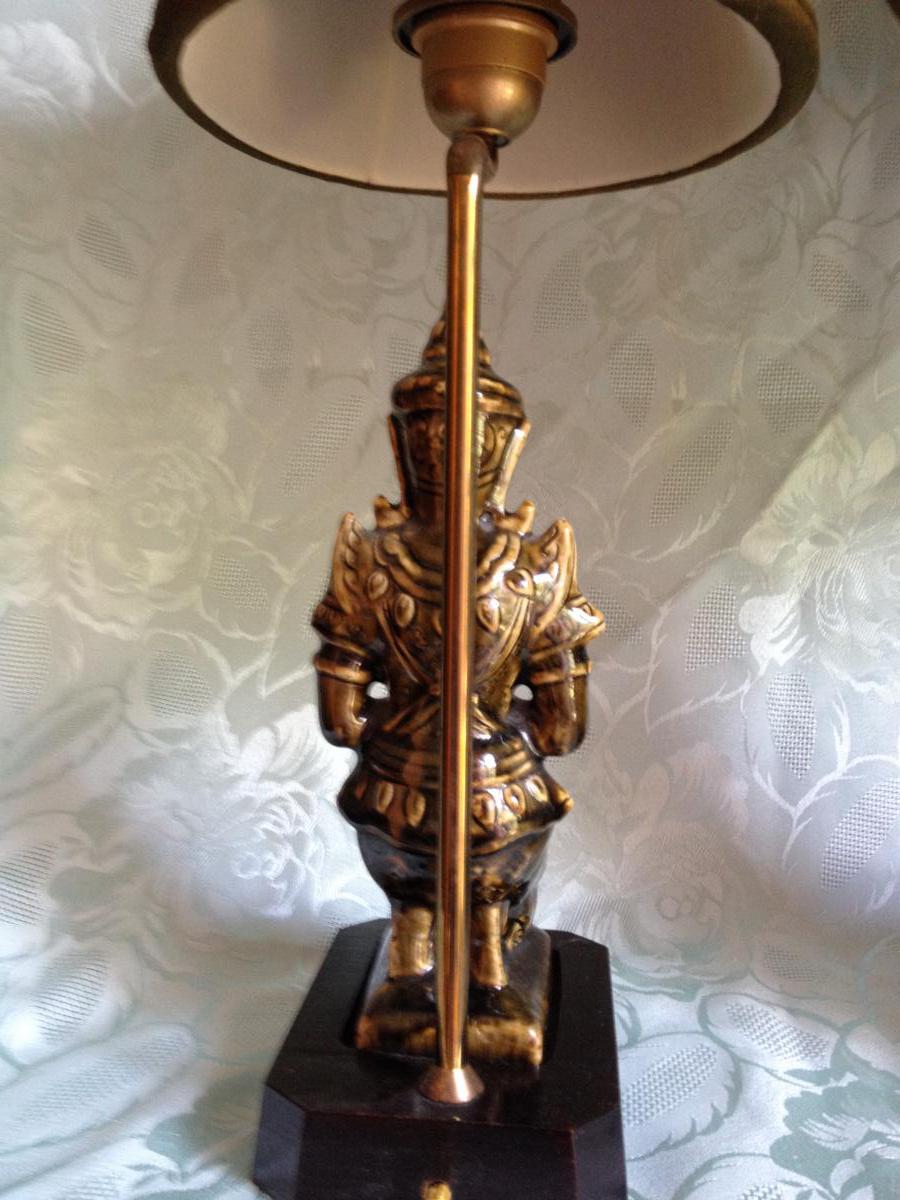  Lampes "bouddha" Ceramique Celadon -photo-2