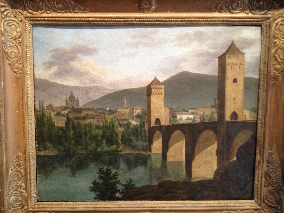 Jean-françois Gilibert 1783-1850 , le pont Valentré, à Cahors