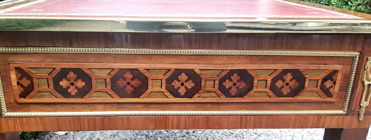 BUREAU PLAT LOUIS XVI PAR RUBENSTUCK-photo-2
