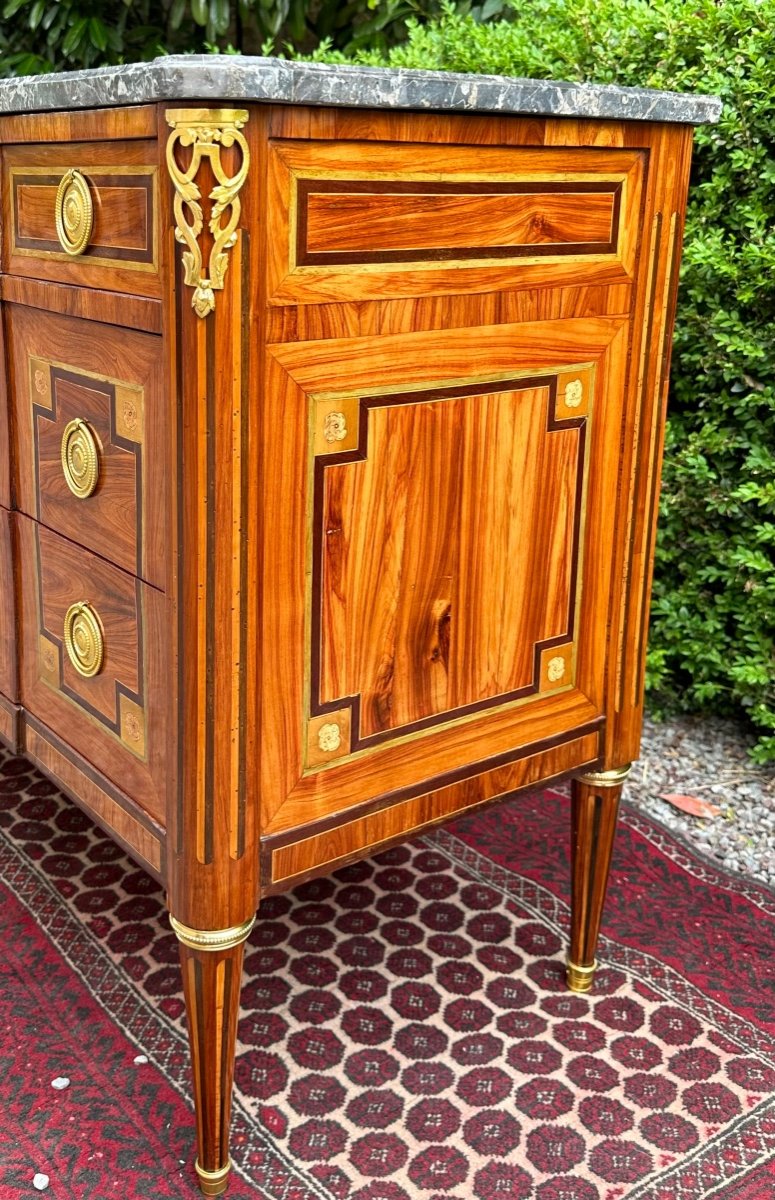 COMMODE LOUIS XVI ESTAMPILLEE BIRCKLE -photo-4