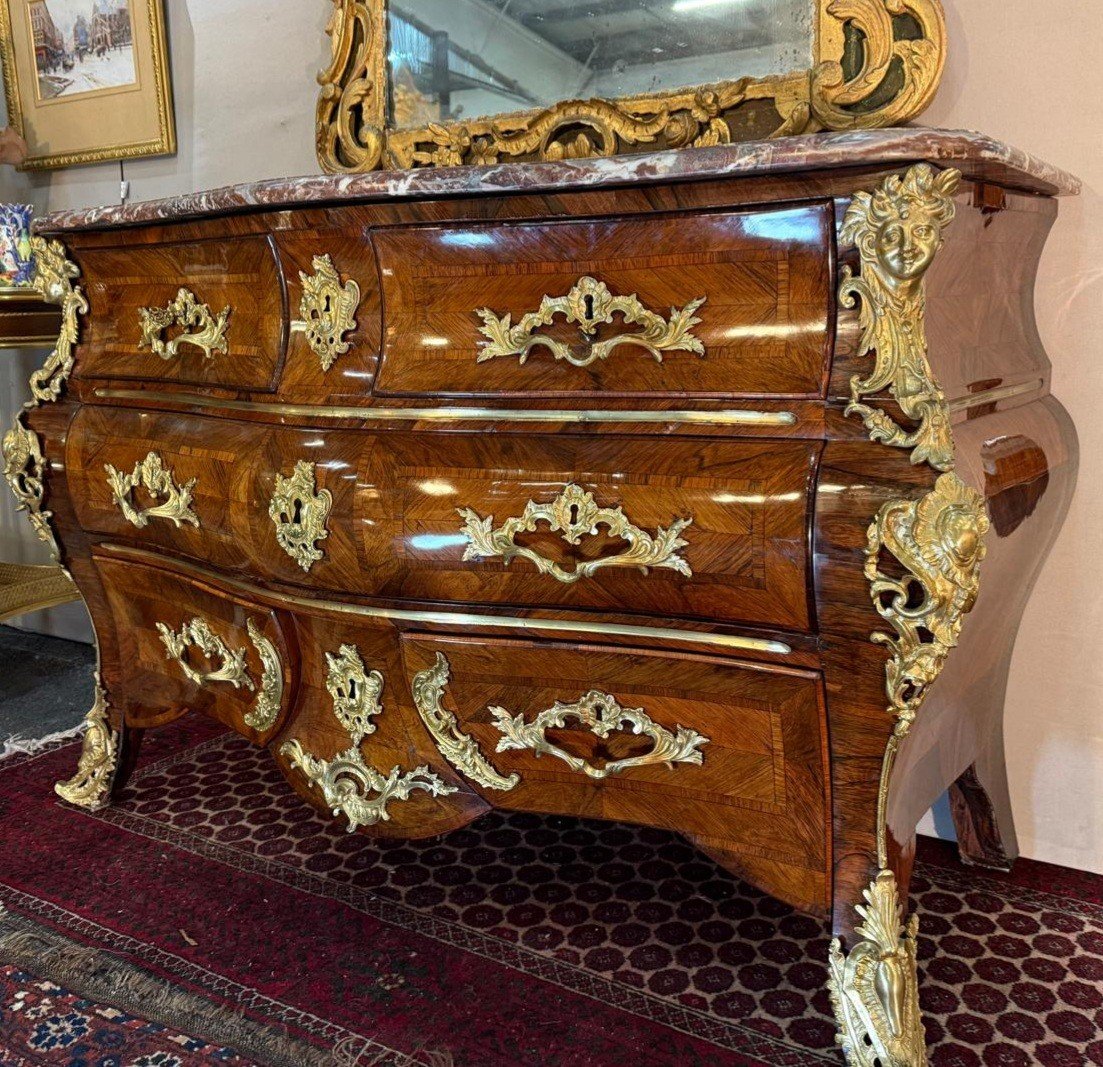 COMMODE TOMBEAU XVIII DE MICHEL MALLEROT-photo-4